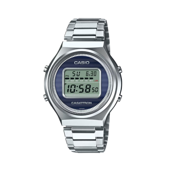 Swiss luxury watch with stainless steel band