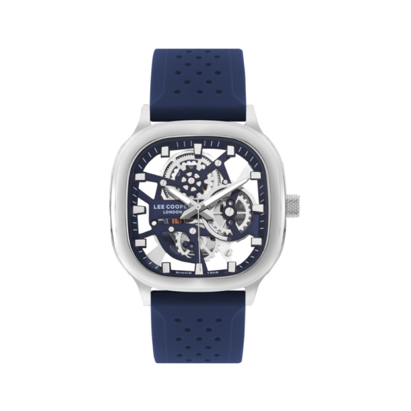 Swiss luxury watch with stainless steel band