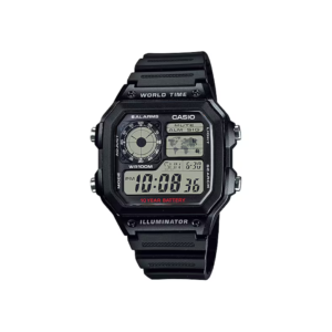 Casio AE-1200WH-1AV Digital World Time Men's Watch