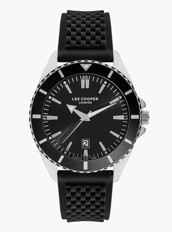 Swiss luxury watch with stainless steel band