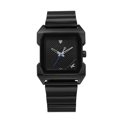 Swiss luxury watch with stainless steel band