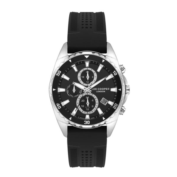 Swiss luxury watch with stainless steel band