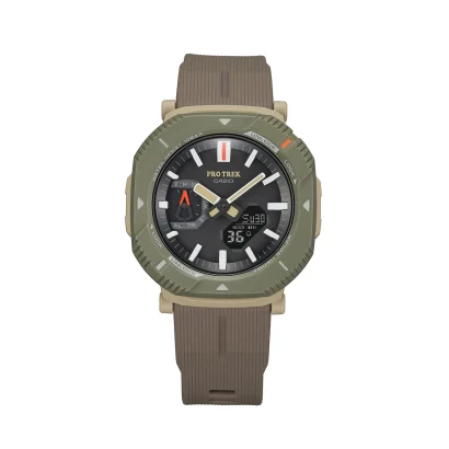 Swiss luxury watch with stainless steel band