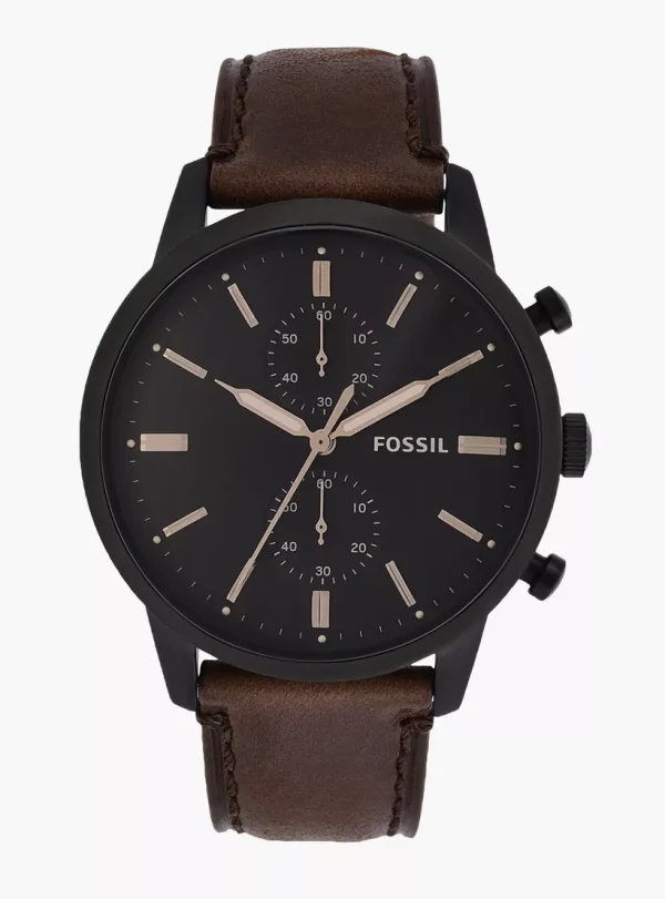 Swiss luxury watch with stainless steel band