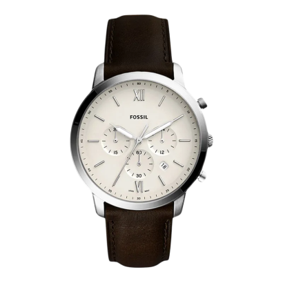 Swiss luxury watch with stainless steel band