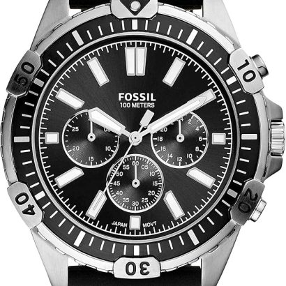 Swiss luxury watch with stainless steel band