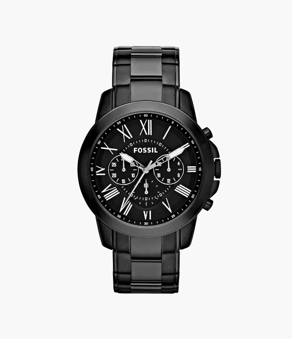 Swiss luxury watch with stainless steel band