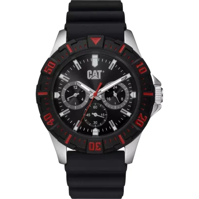Swiss luxury watch with stainless steel band