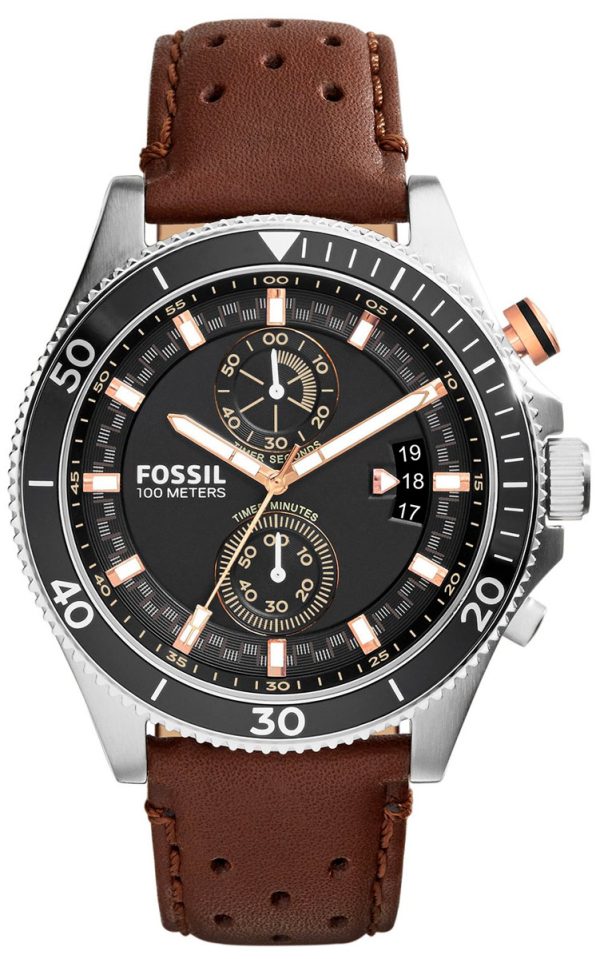 Swiss luxury watch with stainless steel band