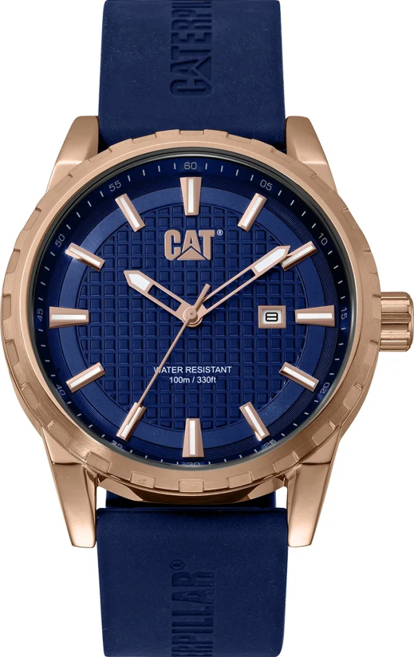 Swiss luxury watch with stainless steel band
