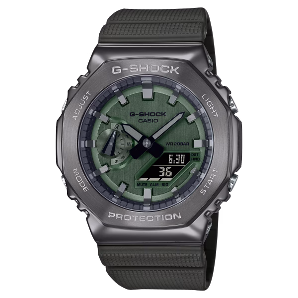 Swiss luxury watch with stainless steel band