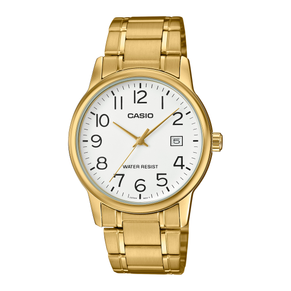 Swiss luxury watch with stainless steel band