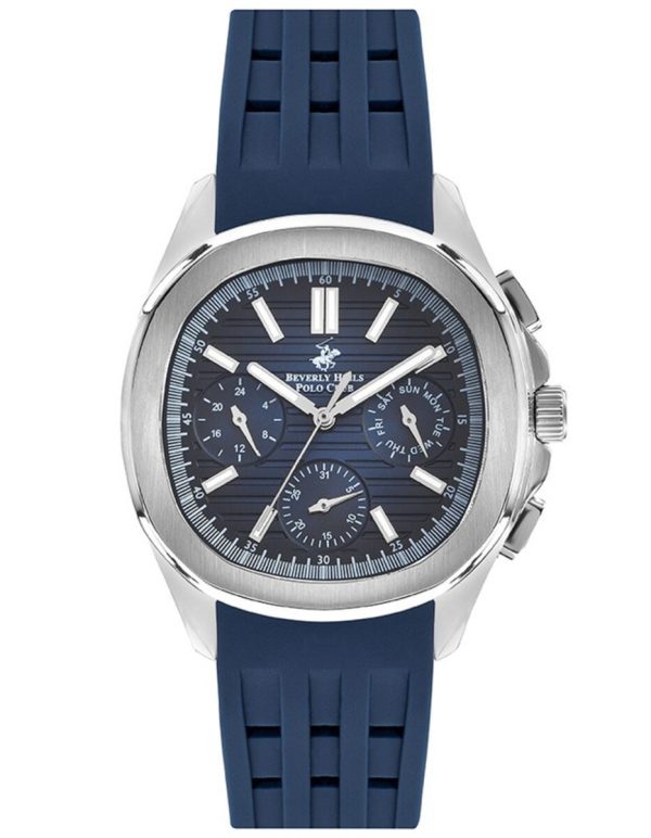 Swiss luxury watch with stainless steel band