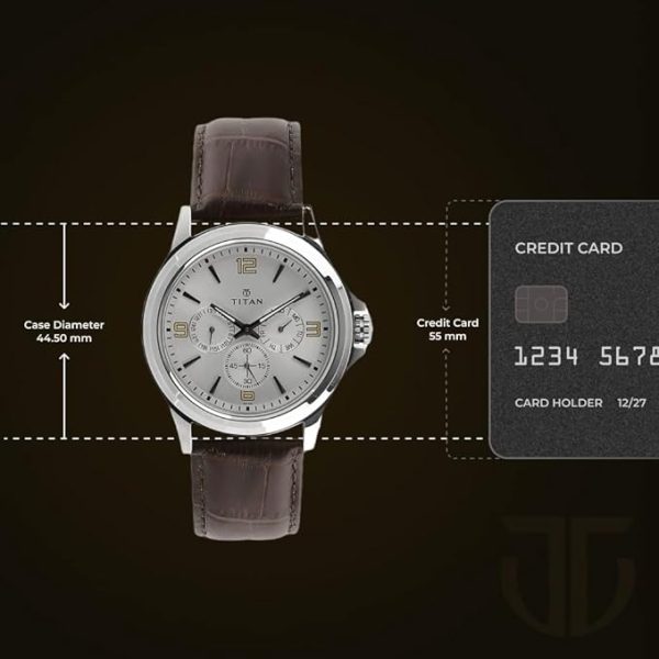 NN1698SL01 Titan Autumn-Winter 19 Analog Silver Dial Men's Watch