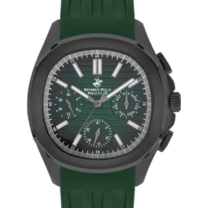 Swiss luxury watch with stainless steel band