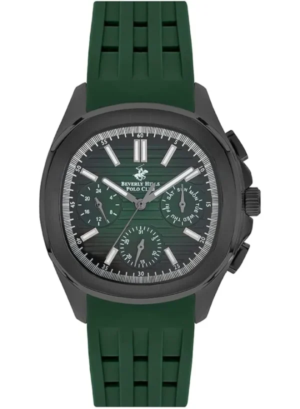 Swiss luxury watch with stainless steel band