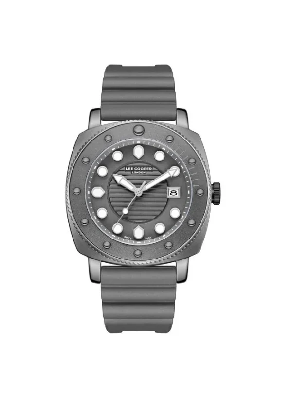 Swiss luxury watch with stainless steel band