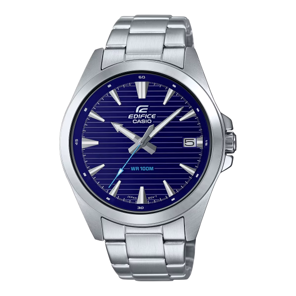 Swiss luxury watch with stainless steel band