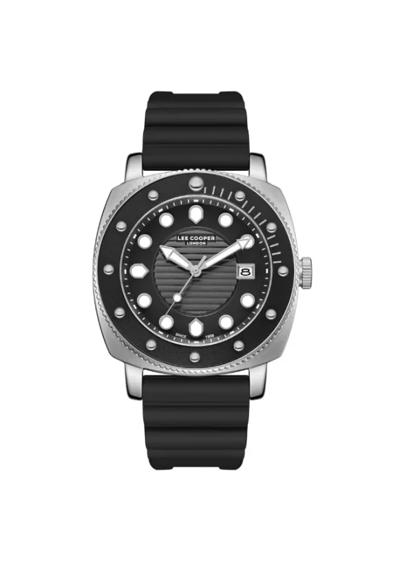Swiss luxury watch with stainless steel band