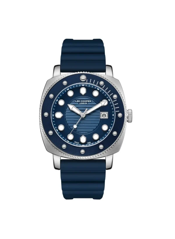 Swiss luxury watch with stainless steel band