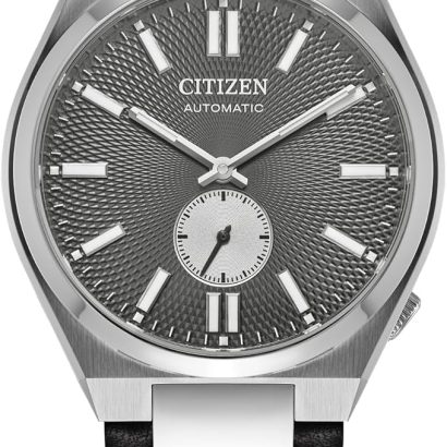 Swiss luxury watch with stainless steel band