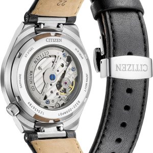 Swiss luxury watch with stainless steel band