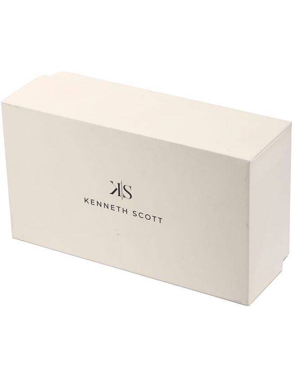 Kenneth Scott Women's White Dial Analog Watch - K22530-KBKW