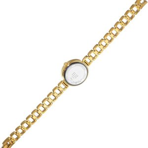 Swiss luxury watch with stainless steel band