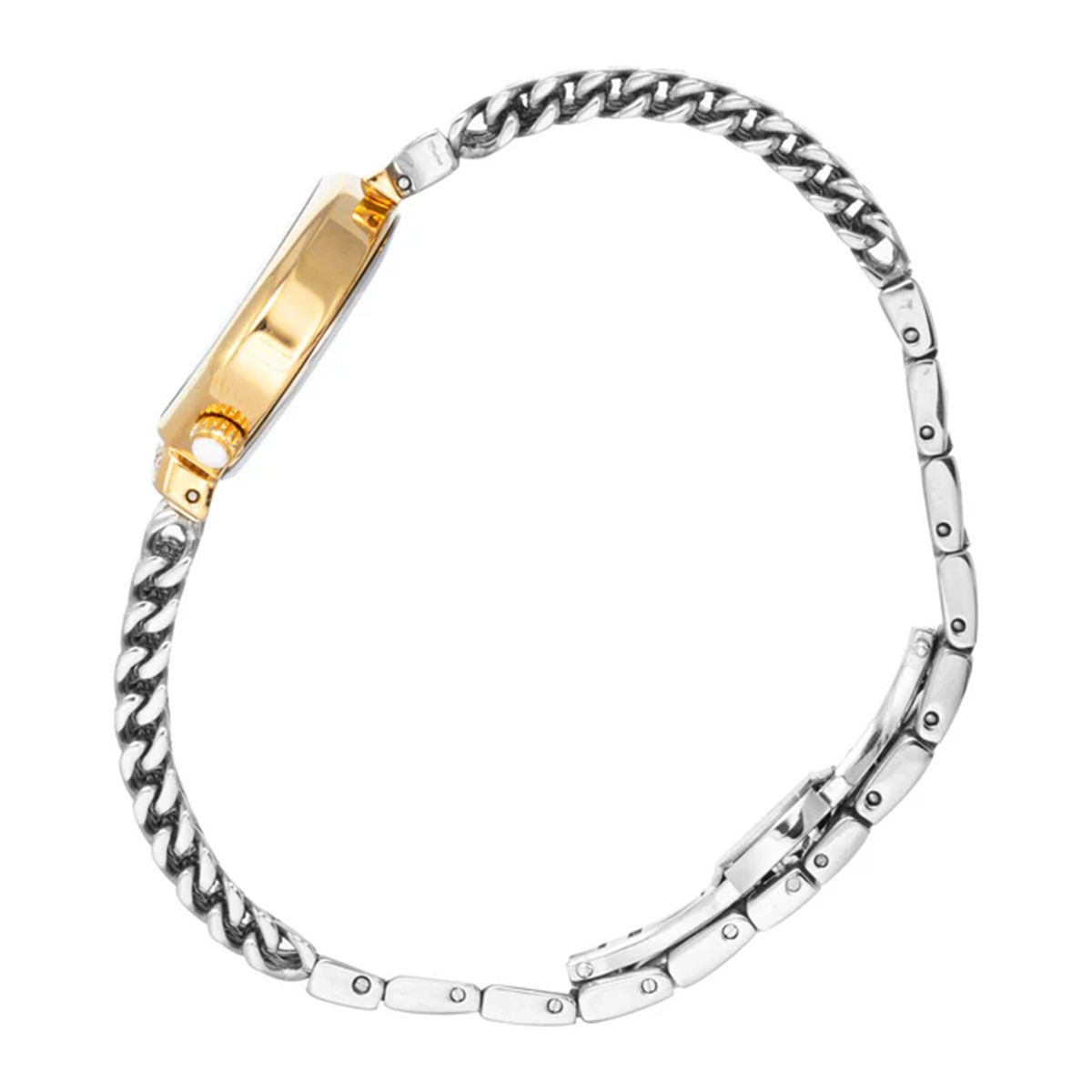 Timezone Oman – Luxury Watches, Swiss Timepieces & Smartwatches Eliz ES8838L2THT Gold Case Stainless Steel Bracelet Watch For Women