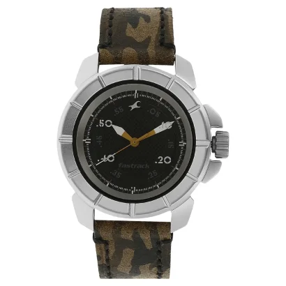 Swiss luxury watch with stainless steel band