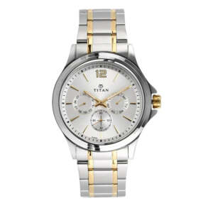 Titan 1698BM01 Workwear Silver Dial Men's Watch
