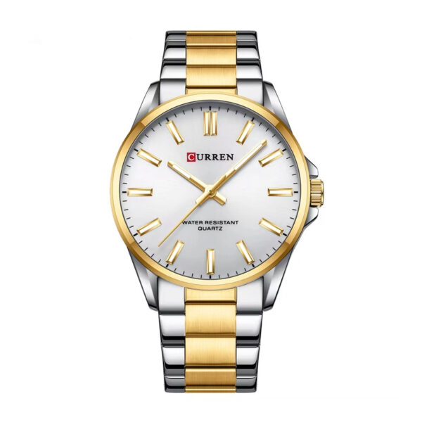 CURREN 9090 MEN'S STAINLESS STEEL ANALOG WATCH