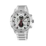 BLADE Virtuoso White 3627G2SWS SS Caseback & Band Multifunction Men's Watch
