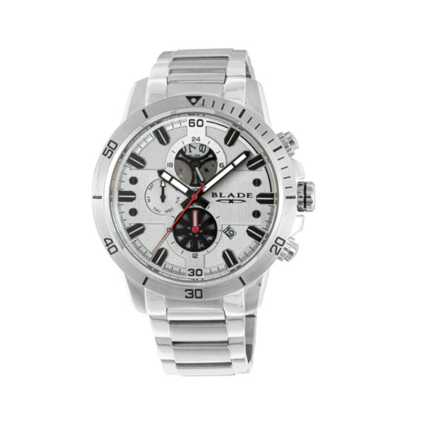 BLADE Virtuoso White 3627G2SWS SS Caseback & Band Multifunction Men's Watch