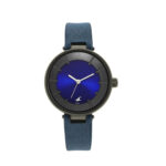 Fastrack 6252PF02 Blue Leather Analog Women's Watch