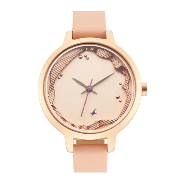 Fastrack 6260WL02 Biege - ft uptown retreat Leather Analog Women's Watch-