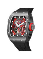 TORNADO XENITH Men's Automatic Red Dial Watch - T24302-XSBB - Image 6