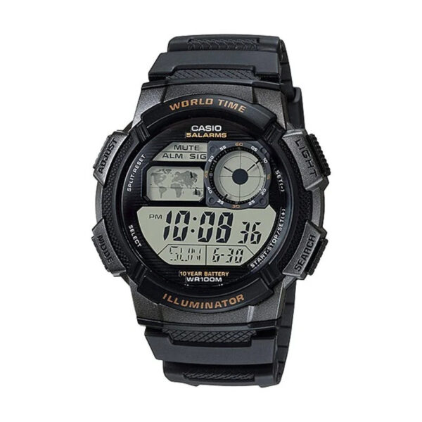 CASIO AE-1000W-1A DIGITAL MEN'S PVC STRAP WATCH