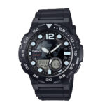 CASIO AEQ-100W-1AV DIGITAL ANALOG ROUND DIAL MEN'S WATCH
