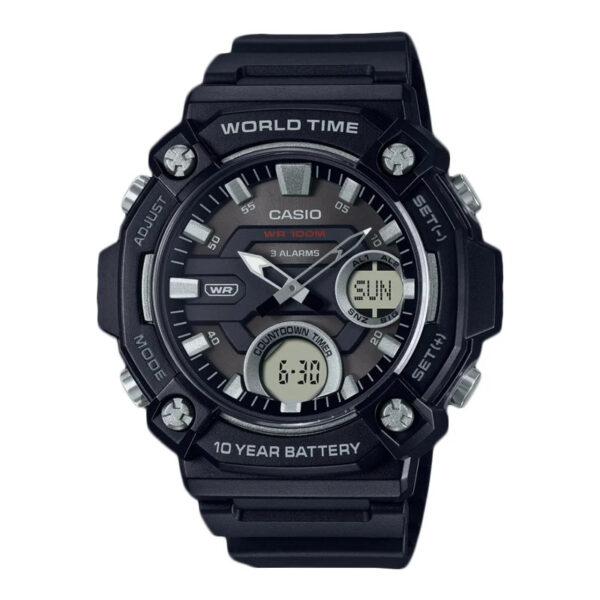 CASIO AEQ-120W-1AV ORIGINAL DIGITAL & ANALOG WATCH