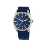 BLADE Runner Navy 3603G6SBB SS & Nylon Day-Date Men's Watch