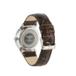 BLADE Sphere Blue 3650G1SBO SS & Leather Day-Date Men's Watch - Image 2
