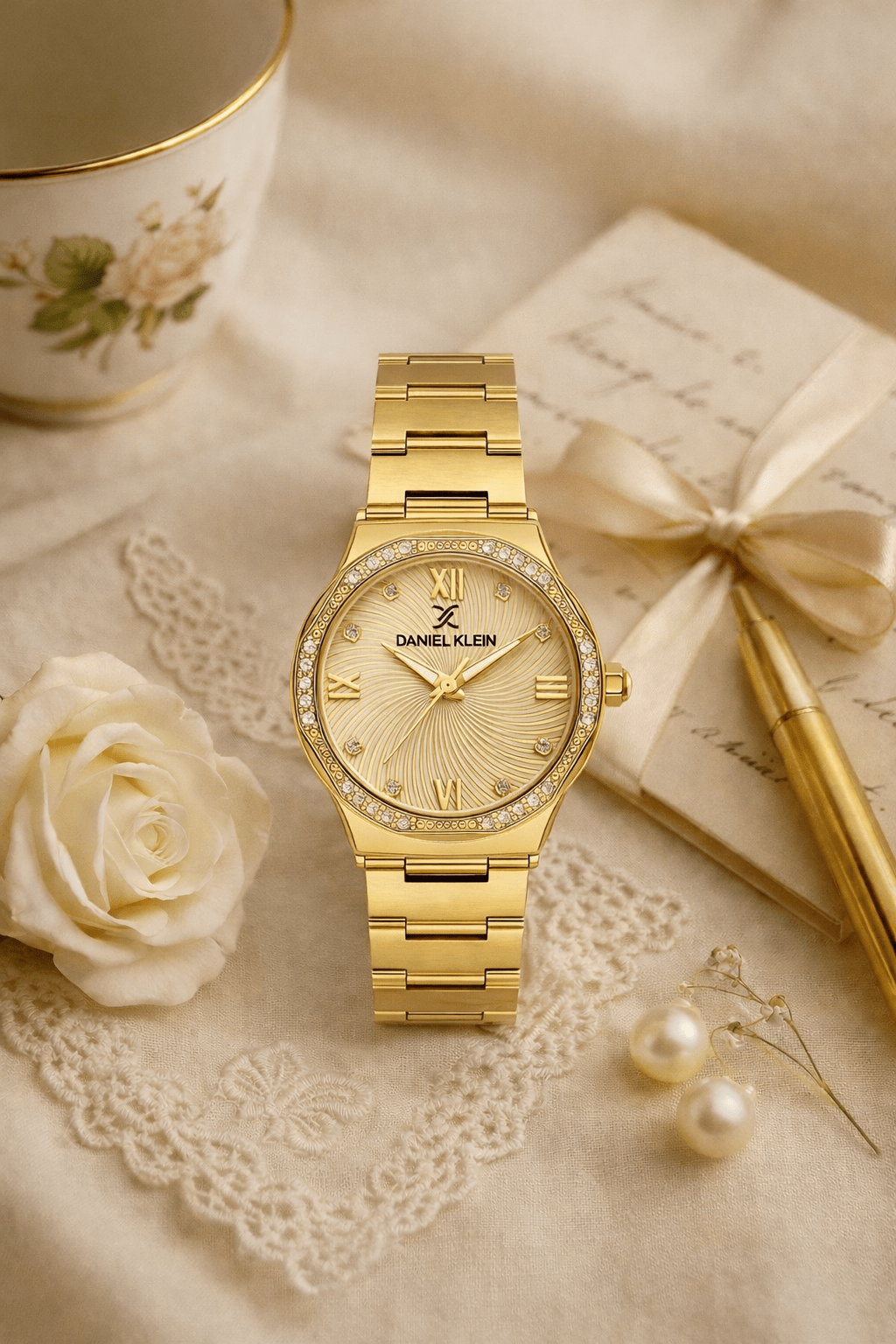 ChatGPT-Image-Mar-12-2026-12_22_29-PM.png DANIEL KLEIN 1141012 GOLD WATCH - Image 1
