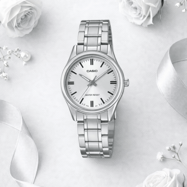 CASIO LTPV005D-7AU SILVER LADIES WATCH