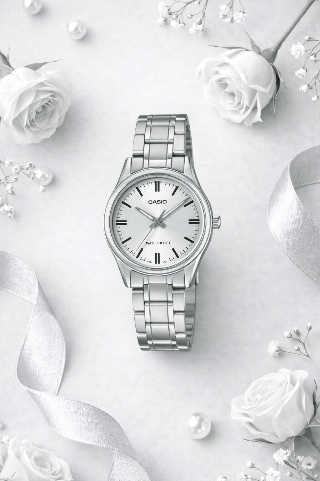 ChatGPT-Image-Mar-5-2026-12_23_07-PM.png CASIO LTPV005D-7AU SILVER LADIES WATCH - Image 1