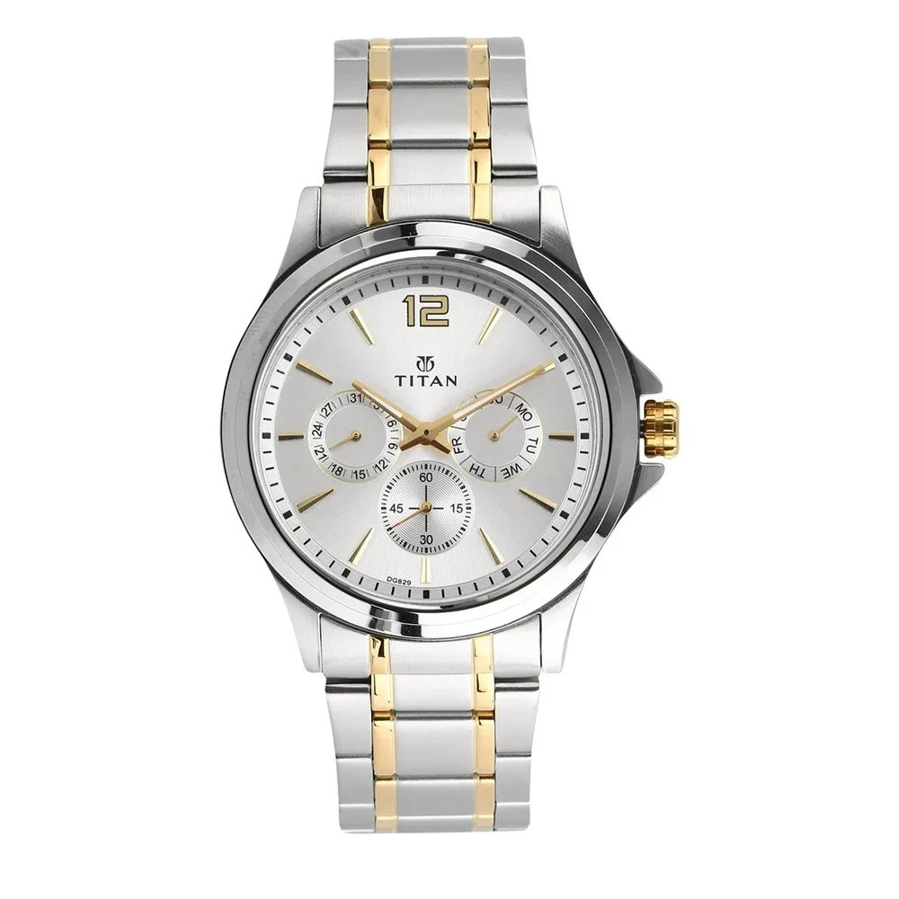 DPOHilrSTV9JqcMqEvxK62mL05H8uR0L9WiFaEjX.jpg Titan 1698BM01 Workwear Silver Dial Men's Watch - Image 1