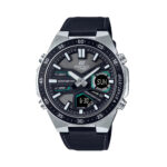 CASIO EDIFICE-EFVC110L-1A DIGITAL ANALOG LEATHER WATCH