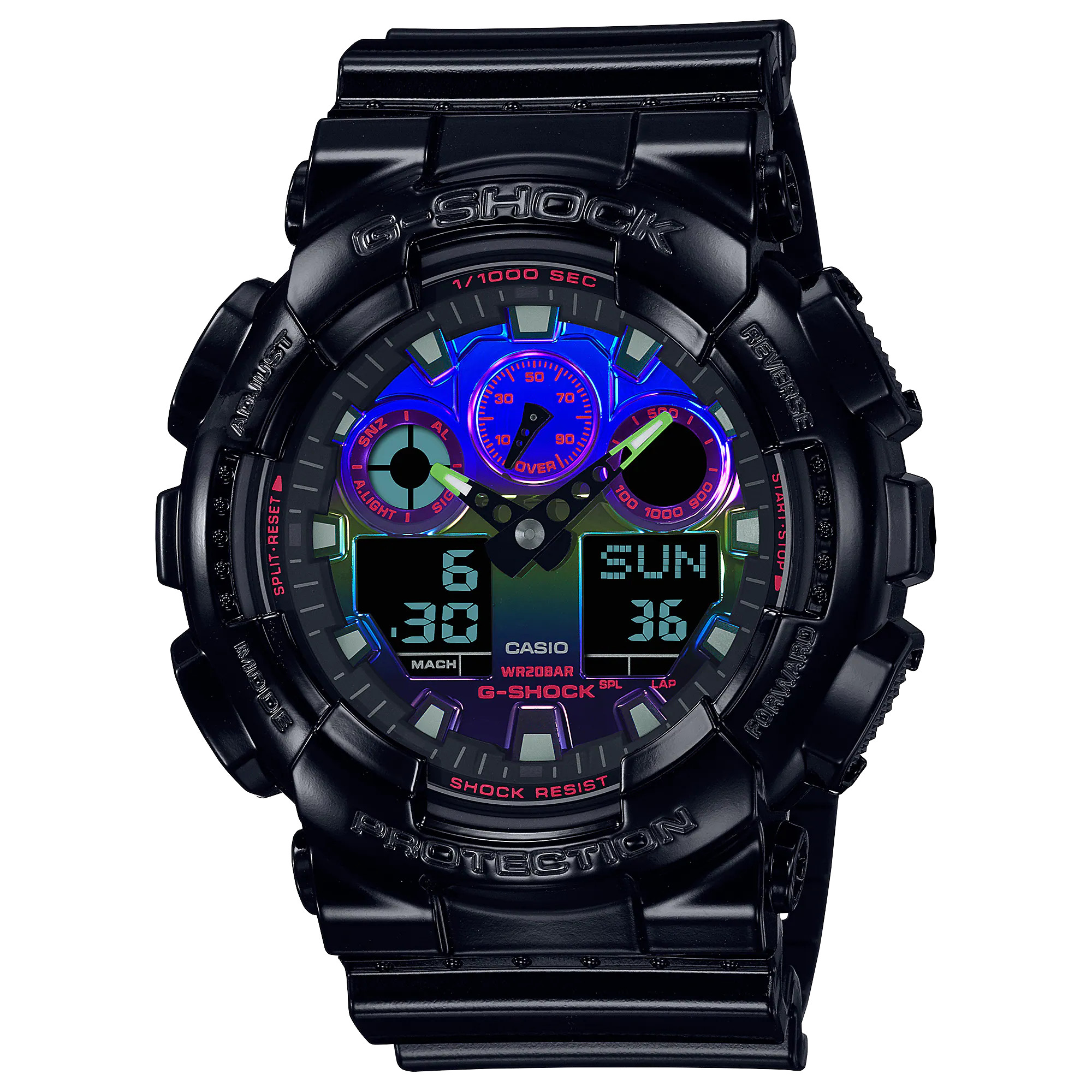 GA-100RGB-1A.jpg CASIO G-SHOCK GA100RGB-1A - Image 1