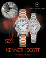 Kenneth Scott Women's White Dial Analog Watch - K22530-KBKW - Image 3