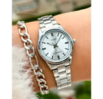 CASIO LTPV005D-7AU SILVER LADIES WATCH - Image 2
